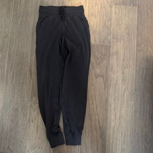 lululemon athletica Kids Black Drawstring Joggers